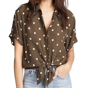 Ronda Dot Print Rio Shirt NWT
